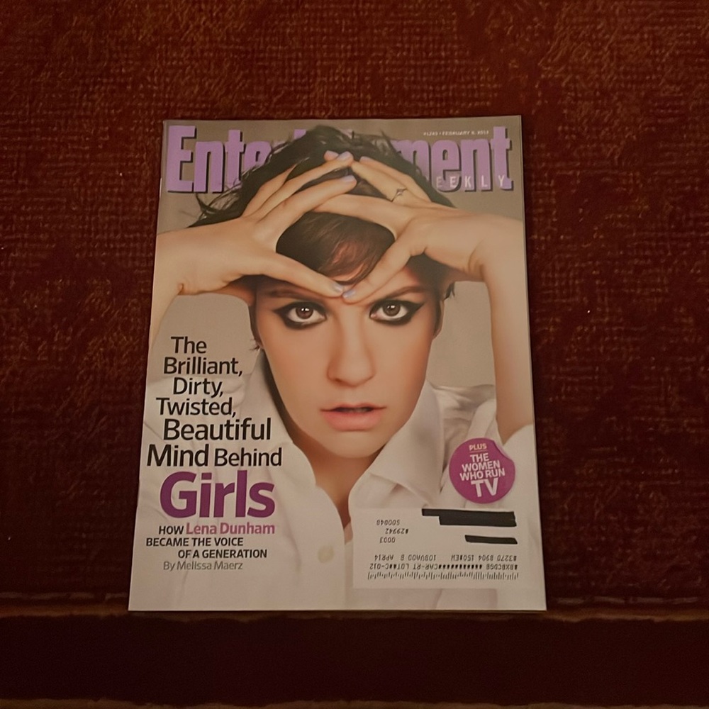 Entertainment Weekly February 8, 2013 The Women who run TV; Lena Dunham
